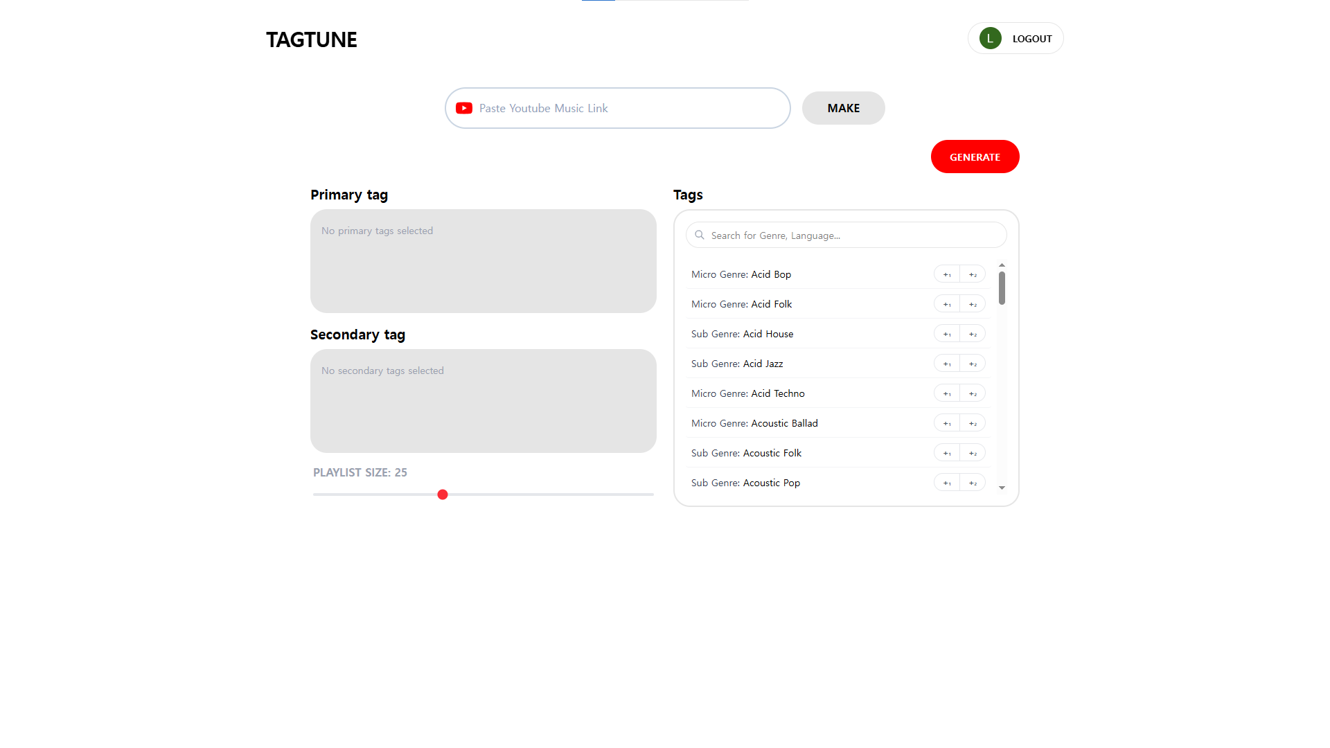 TagTune - Tag Customization